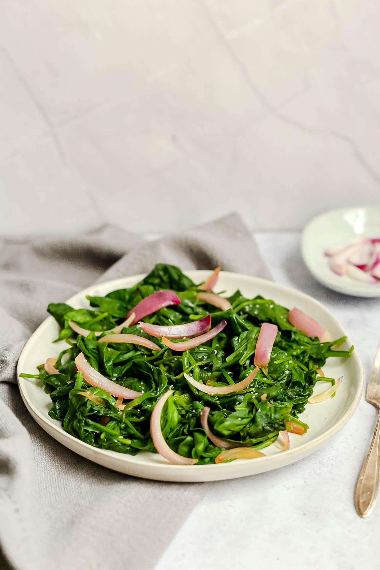 OilFree Sauteed Spinach